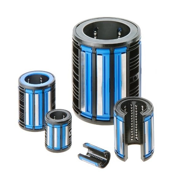 Linear Ball Bearing With 2 Seals, Closed, 12mm I.D.